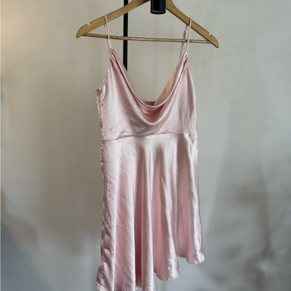 Pink Asymmetrical Dress